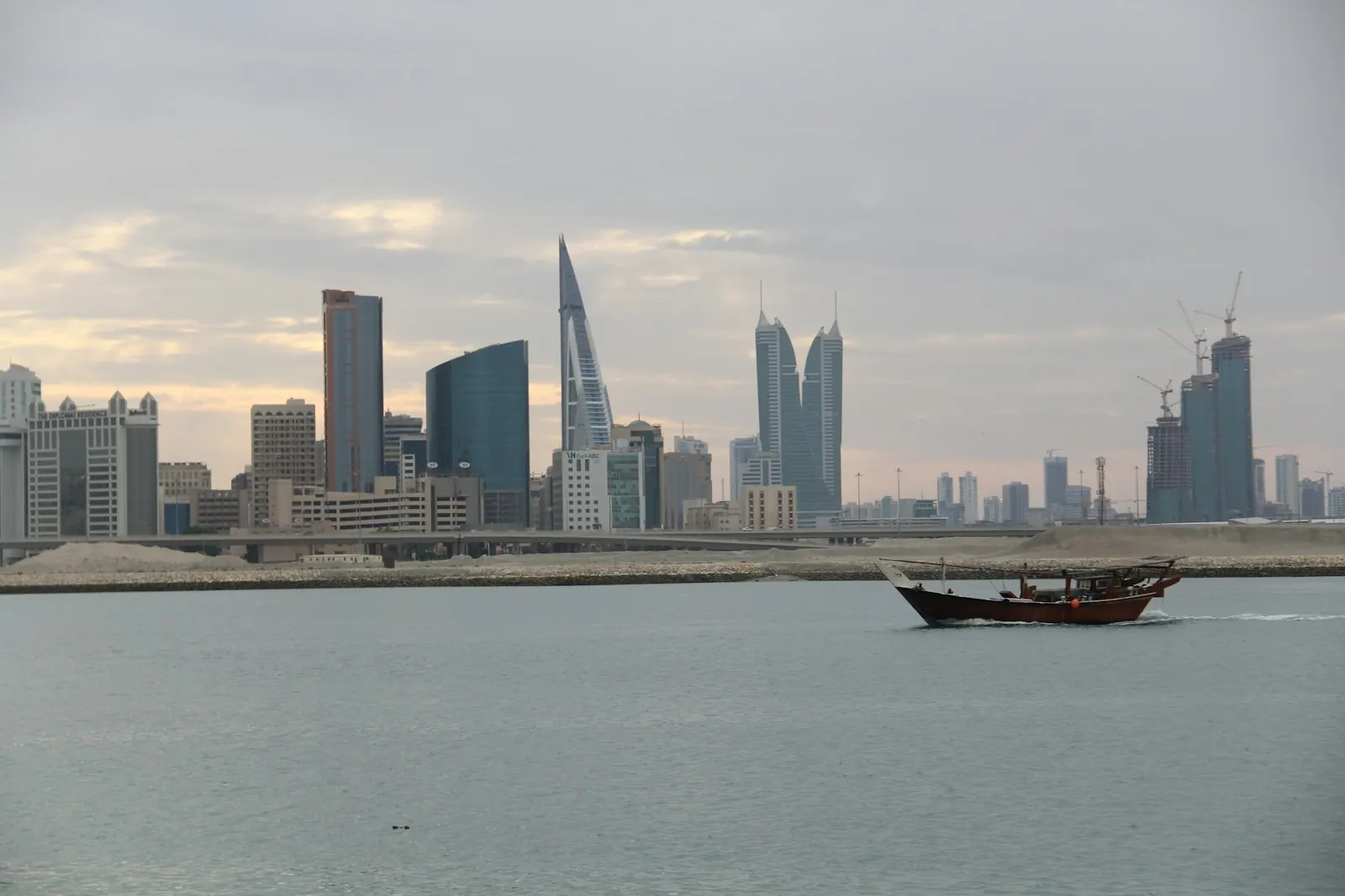 The islands and coast in Bahrain