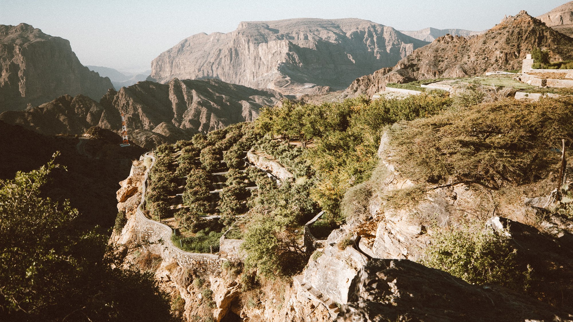 Nizwa and the Al Hajar Mountains in Oman