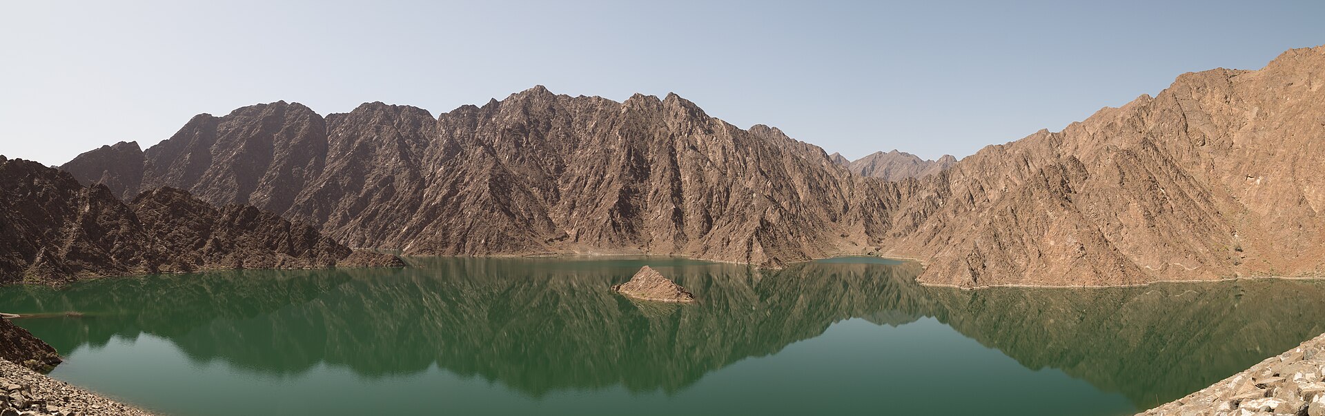 Hatta and the Hajar foothills in United Arab Emirates